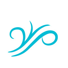 Naklejka premium Flourism Swirl Vector