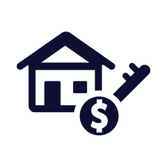 home, house, sale, dollar, key, home sale icon
