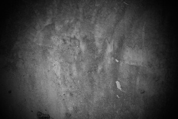Old wall texture cement dark black gray background abstract grey color design are light with white gradient background.