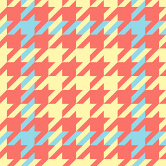 Goose foot. Easter Houndstooth tartan tweed