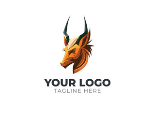 Deer Head Logo Vector for Elegant Branding