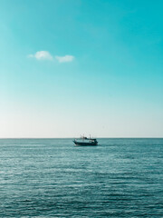 boat on the sea