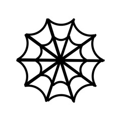 Spide web vector icon flat illustration on white background..eps