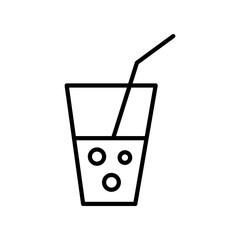 Soda vector icon flat illustration on white background..eps