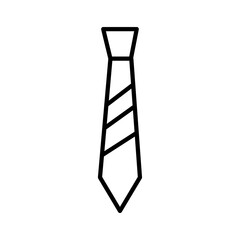 Tie vector icon flat illustration on white background..eps