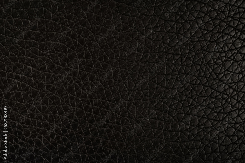 Aufkleber Dark leather texture background use us a subtle and original black texture for your design project luxury leather classic Background