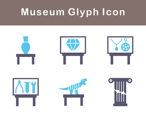 Museum Vector Icon Set