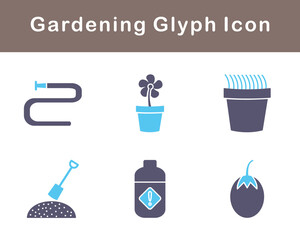 Gardening Vector Icon Set