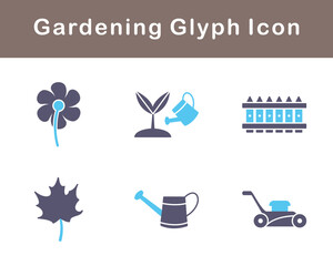 Gardening Vector Icon Set