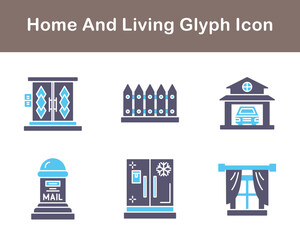 Home And Living Vector Icon Set