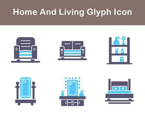 Home And Living Vector Icon Set