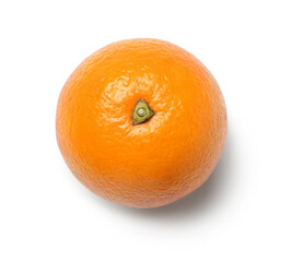 Whole tasty blood orange fruit on white background