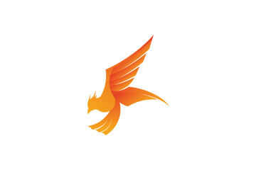 luxury phoenix logo vector. Creative Phoenix bird logo vector design illustration
