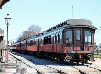 train on the railway