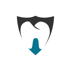 dental logo template Icon Illustration Brand Identity. Isolated and flat illustration. Vector graphic