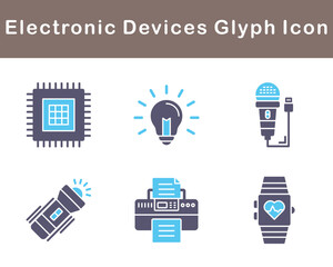 Electronic Devices Vector Icon Set