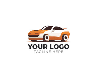 Fototapeta premium Sleek Car Automotive Logo Vector Design