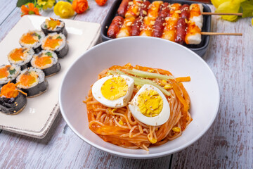  Spicy Cold Chewy Noodles - jjolmyeon 