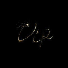 golden alphabet letters collection. concept of golden luxury alphabet decoration text