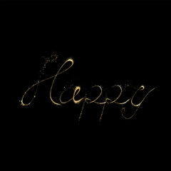 golden alphabet letters collection. concept of golden luxury alphabet decoration text