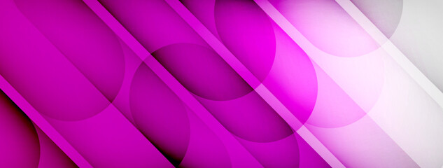 Abstract background - geometric composition created with lights and shadows. Technology or business digital template