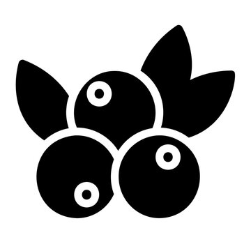 berries glyph icon