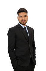 Business people isolated on white background