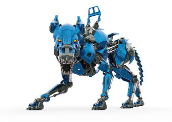 cyber dog is looking for action