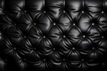 Elegance black leather pattern. 
Generative AI.