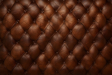Elegance brown leather pattern. 
Generative AI.