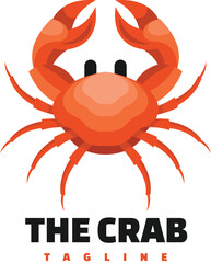 crab mascot logo