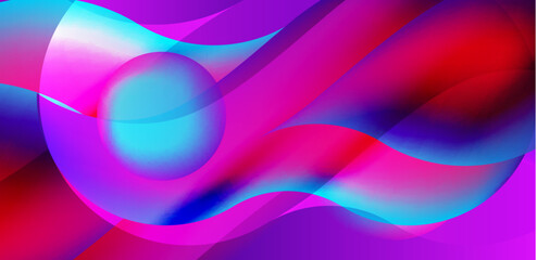 Elegant waves and flowing fluid abstract background. Template for covers, templates, flyers, placards, brochures, banners
