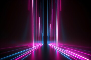 multicolored ray of light