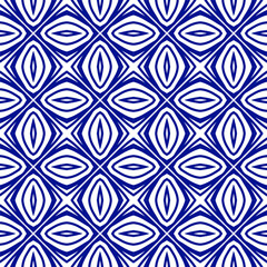 Seamless pattern with blue indigo color.