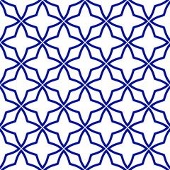 Seamless pattern with blue indigo color.