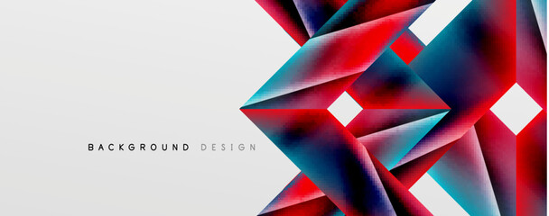 Triangle fluid color gradient abstract background. Vector Illustration For Wallpaper, Banner, Background, Card, Book Illustration, landing page