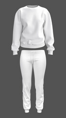 Women’s Tracksuit: sweater and pants