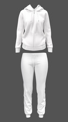 Women’s Tracksuit: Hoodie and pants