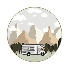 Camping logo