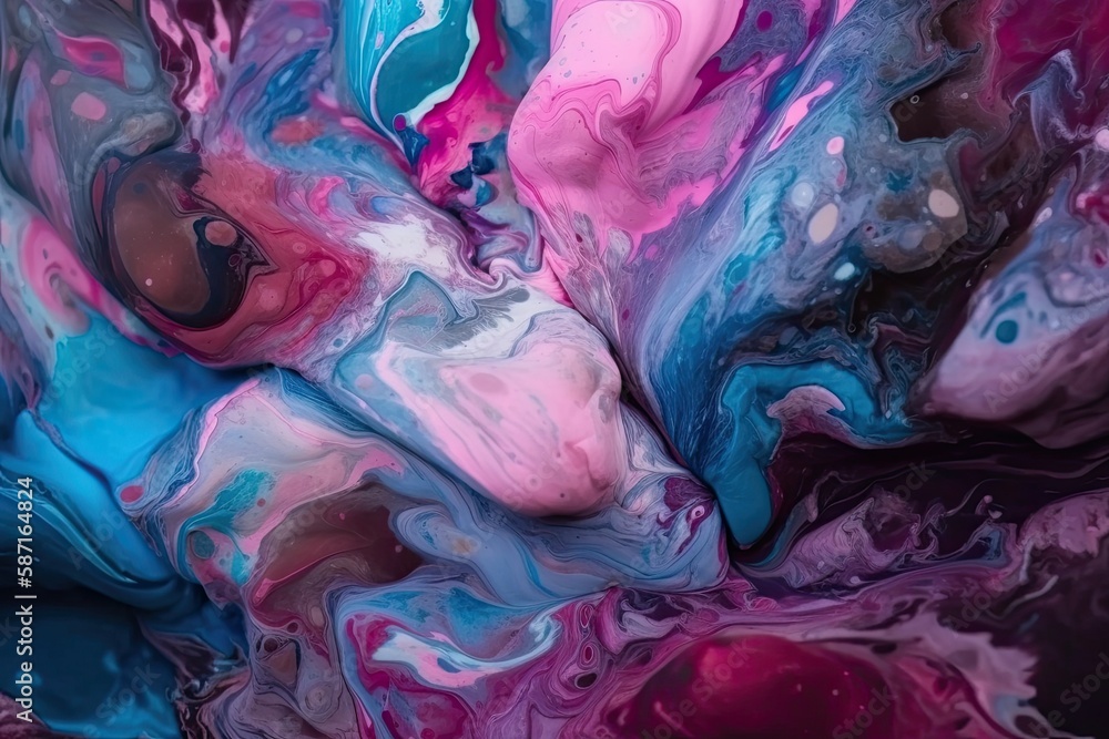 Poster abstract colorful texture or pattern up close. generative ai