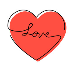 heart with a heart