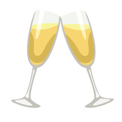 wine clinking glass