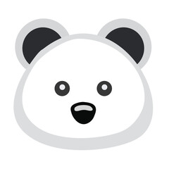 white bear cartoon cute animal