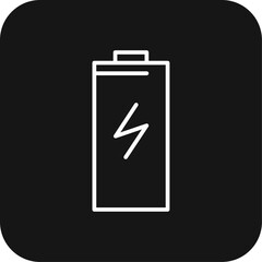 Power bank Eco friendly icon with black filled line style. device, phone, charger, portable, energy, recharge, accumulator. Vector illustration