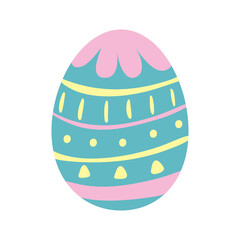 Easter Cute Painted Egg