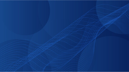 Blue geometric shapes abstract modern technology background design. Vector abstract graphic presentation design banner pattern wallpaper background web template.