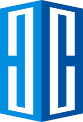 Isometric shape with C initial