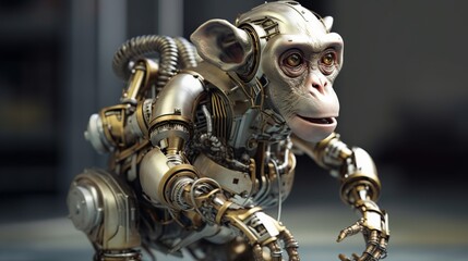 crazy monkeys, Generative AI.