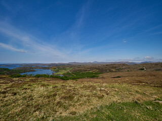 Fototapeta premium landscape of the northern highlands in Scotland.