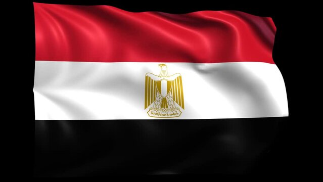 Flag Country Egypt Background Loop